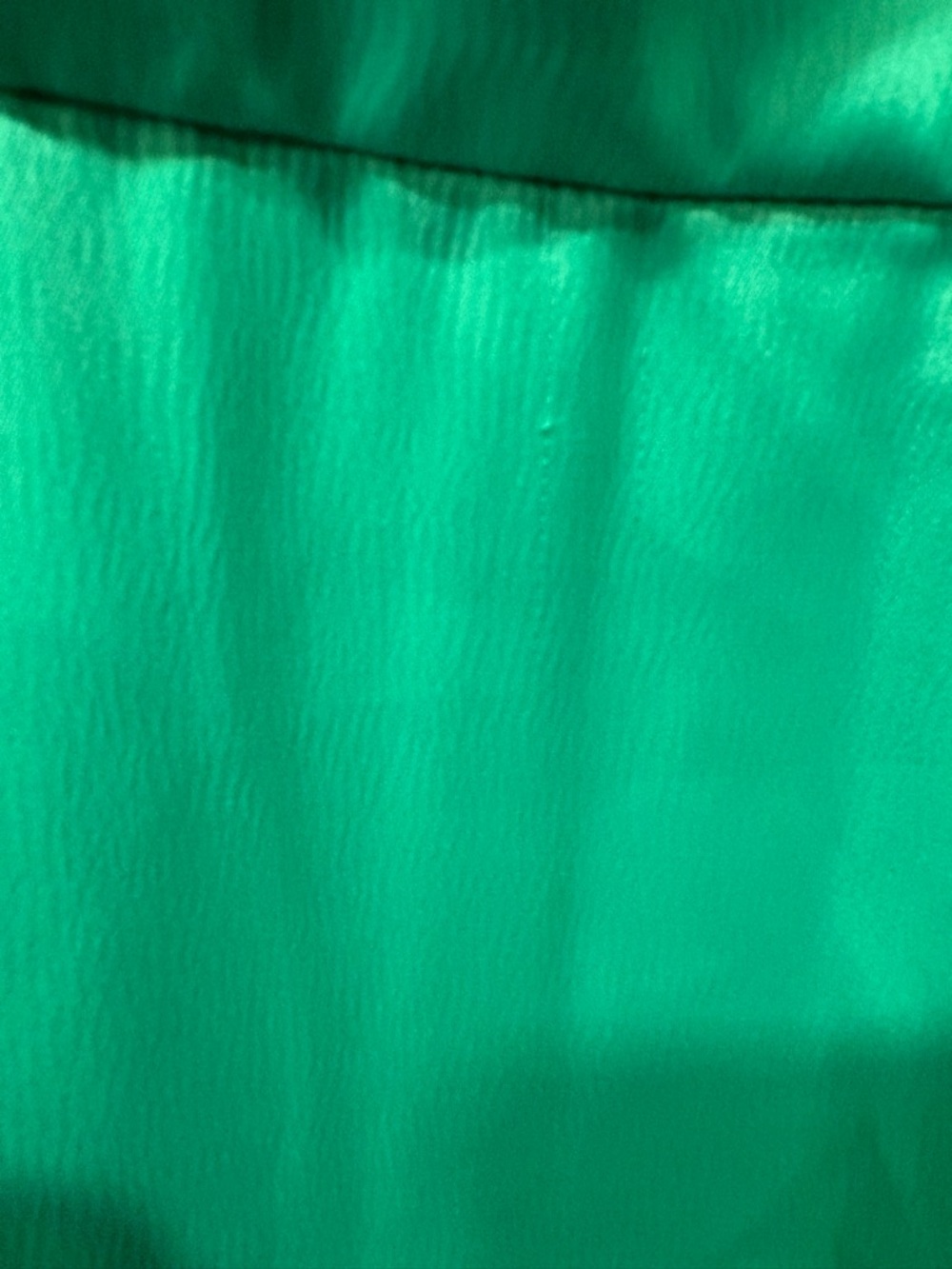 Blue Rain Green Satin Midi Dress with Side Slit - Picture 11 of 12